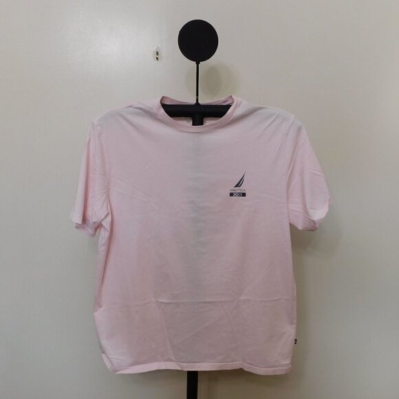 Nautica Pink Short Sleeve Crew Neck T-Shirt - XL - Picture 1 of 2
